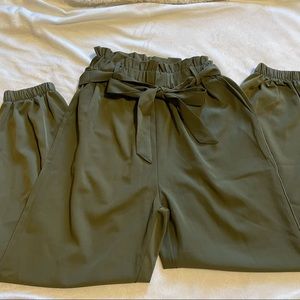 Paper Bag Style Pants